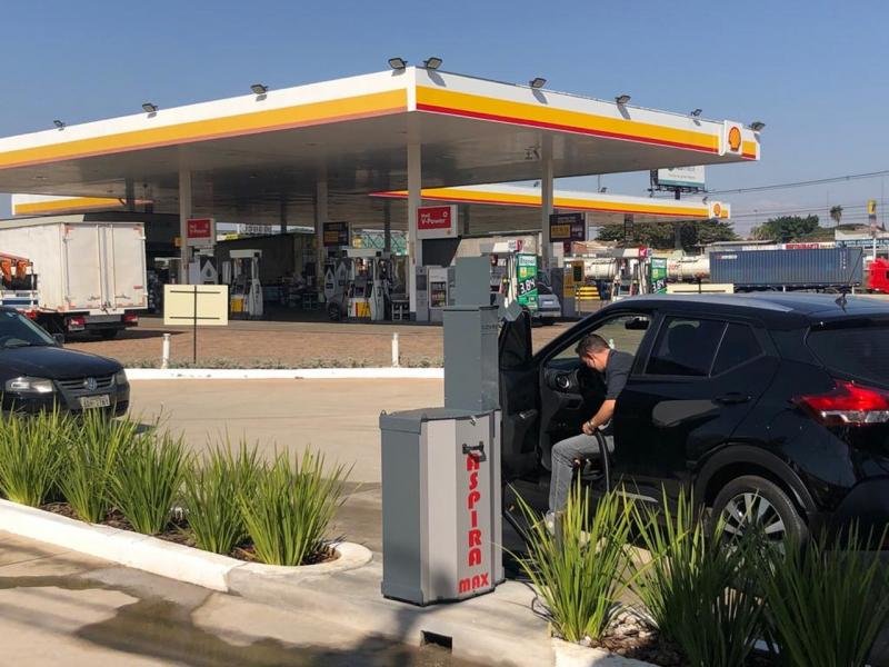 Aspirador para posto de gasolina